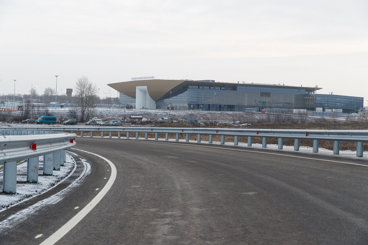 В Перми открыто движение по транспортной развязке у нового терминала аэропорта