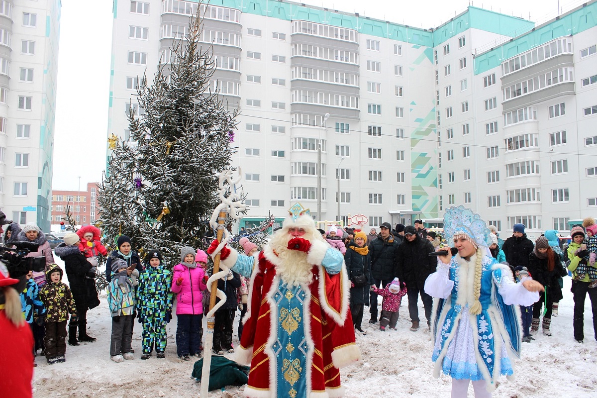 В жилых комплексах «СтройПанельКомплекта» стартовала череда новогодних мероприятий